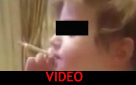 Σάλος με το βίντεο, που δείχνει 2χρονο αγόρι να καπνίζει!