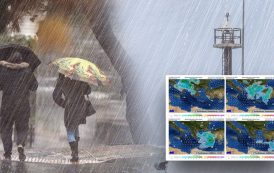 ΚΑΙΡΟΣ: Βροχές καταιγίδες και ισχυροί άνεμοι από την Παρασκευή