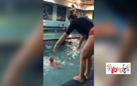 ΒΙΝΤΕΟ ΣΟΚ: Δασκάλα πετάει μωρό σε πισίνα